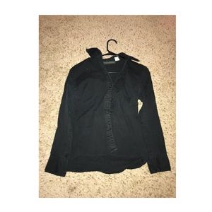 Vintage Black Button Down